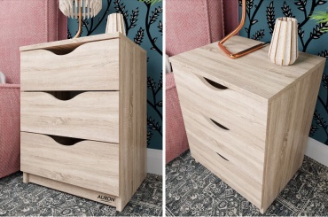 Тумба AUR177232134, 40x53x33 см, бежевый