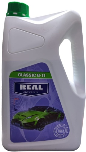 REAL Антифриз зелёный зеленый G-11 4.2 л