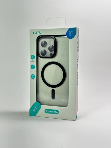 Чехол Totu для Apple iPhone 16 Pro Max черный