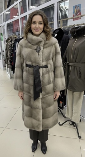 Шуба серый