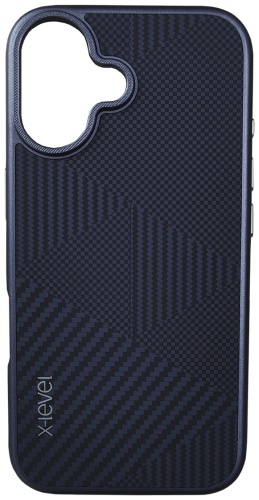 Чехол X-LEVEL для Apple iPhone 16 синий