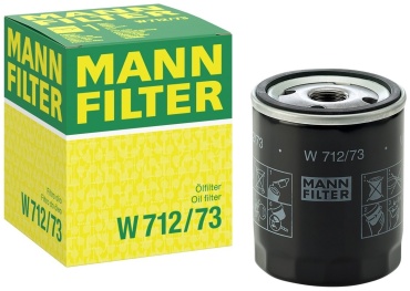 MANN-FILTER масляный фильтр W712/73
