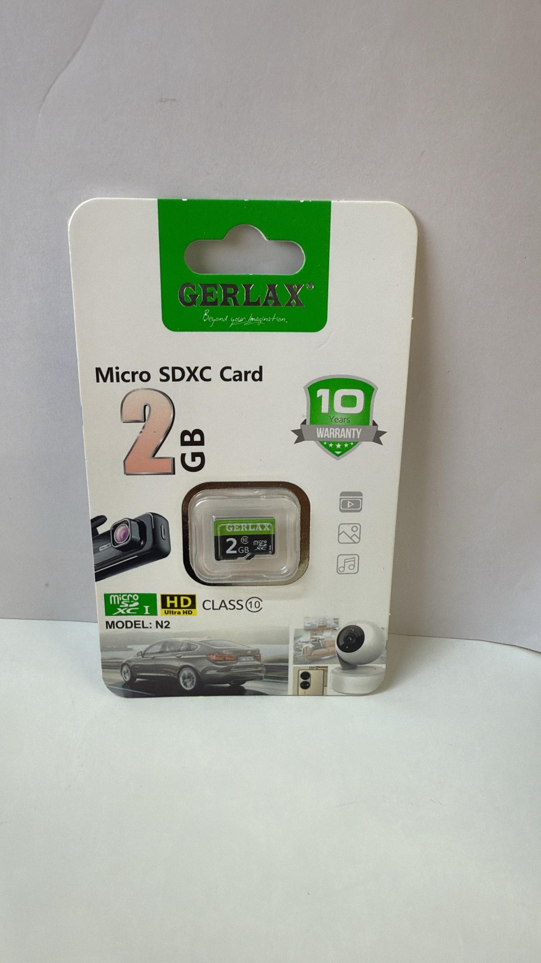 Карта памяти GERLAX microSDHC 452607 2 Гб
