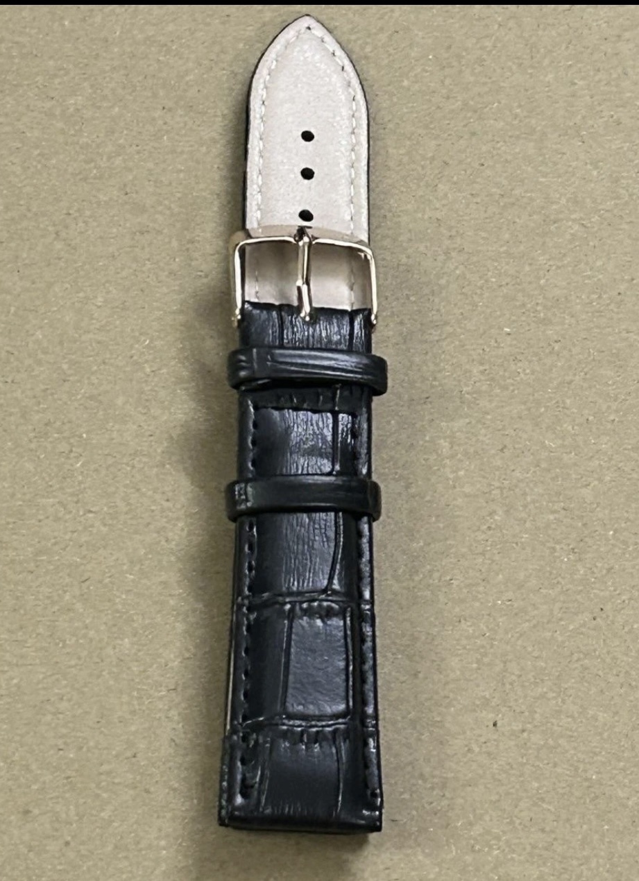 Ремешок Genuine Leather экокожа 22 x 12 мм