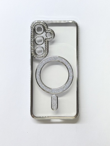 Чехол для Samsung Galaxy S24 серебряный