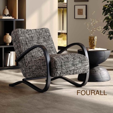 Кресло FOURALL 433216144 , обивка ткань, мультиколор