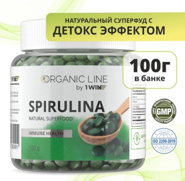 1WIN Спирулина таблетки 100 шт