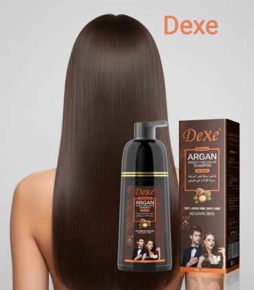 Dexe Argan Dark Brown шампунь оттеночный 420 мл