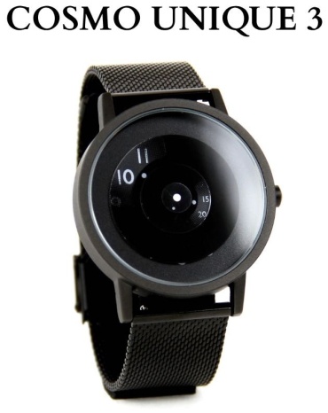 Кварцевые COSMO Unique 3 Black сталь