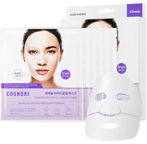 Маска для лица COSNORI гидрогелевая Panthenol Hydrogel Mask 6 шт