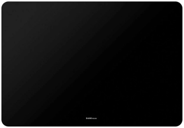 Коврик-подкладка настольный ERICH KRAUSE Matt Total Black, A2 (590х420 мм), черный, 61240