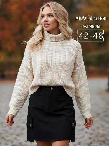 Юбка карго AiyA Collection черный