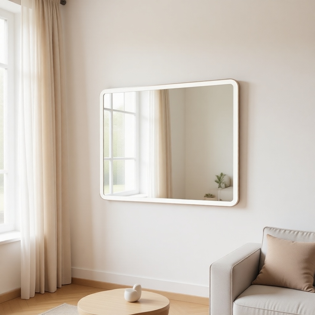 Зеркало настенное MIRROR 100x80 см