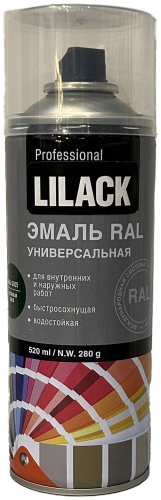 Lilack эмаль RAL professional тон зеленый мох, 520 мл