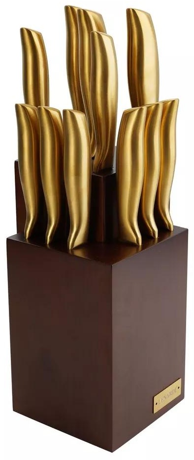 Для хлеба, для мяса 195-004, лезвие: сталь, нержавеющая сталь 8 шт