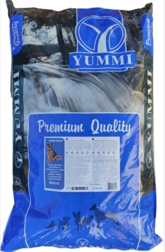YUMMI Premium Quality Adult Sport для взрослых активных 3 кг