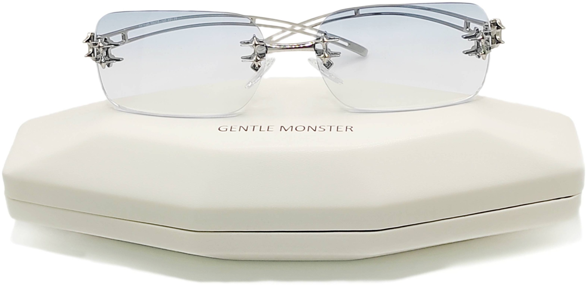Gentle monster очки прямоугольные фотохромные (хамелеон)