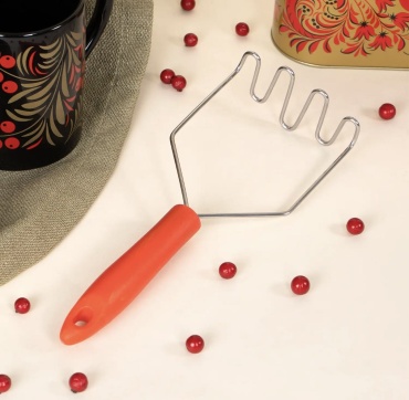 Толкушка O'Kitchen нержавеющая сталь, полипропилен, 1 шт