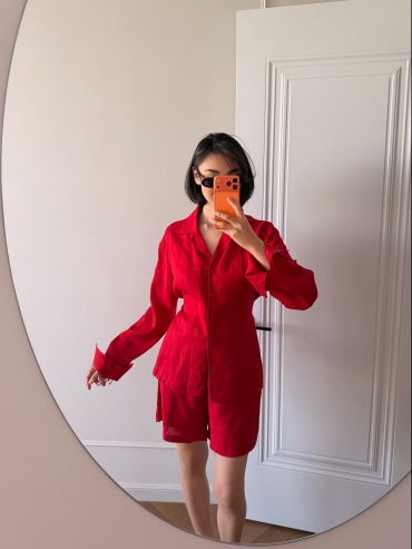 Костюм повседневный CHIC красный