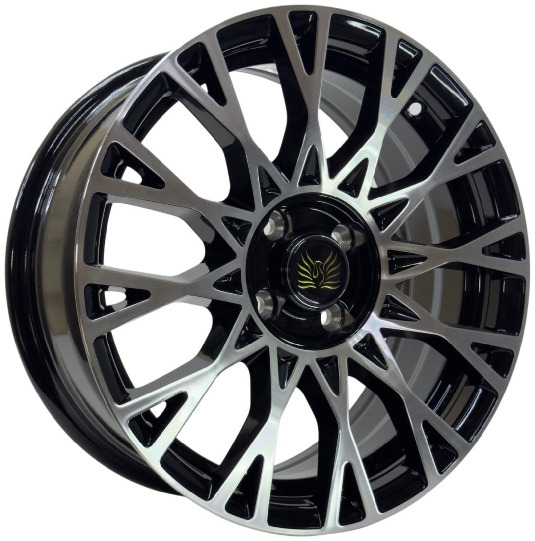 Wheels 1283DD 6.5x16/4x98 D58.6 ET35 4 диска черный, хром
