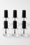 Флакон косметический наливным путем стекло 15 мл 6 шт