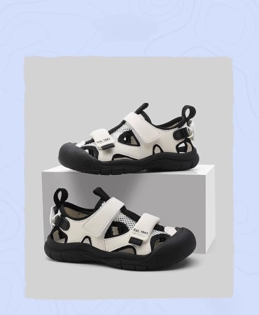 Сандалии FASHION белый, черный