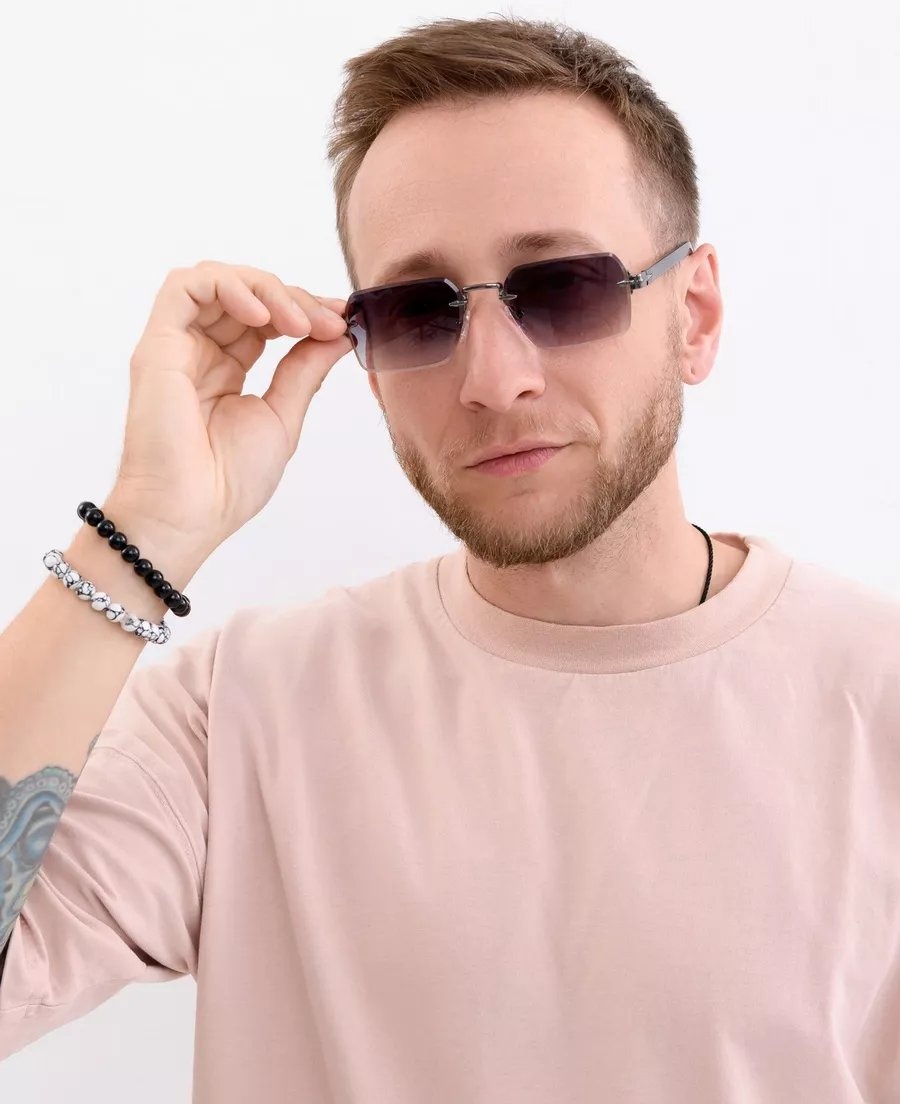 THOM RICHARD солнцезащитные очки прямоугольные градиент