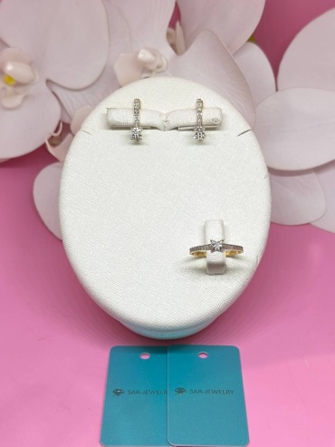 SAR JEWELRY Nokimam_B_04_066_10564_18 вес 5.2 г золото, бриллиант