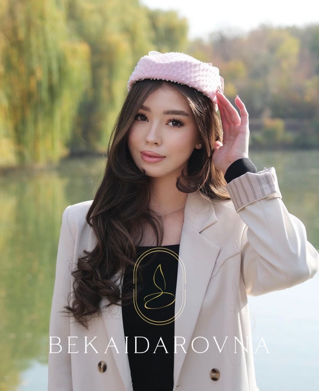 Пилотка BEKAIDAROVNA размер универсальный, розовый