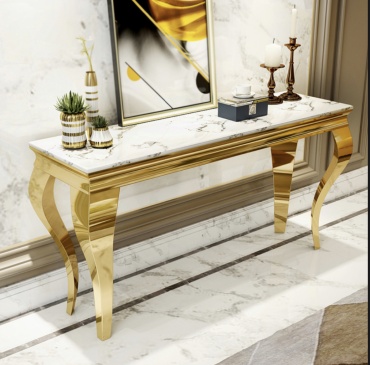 Консоль ARIFE DESIGN 01, 140х45x80 см, белый, серый