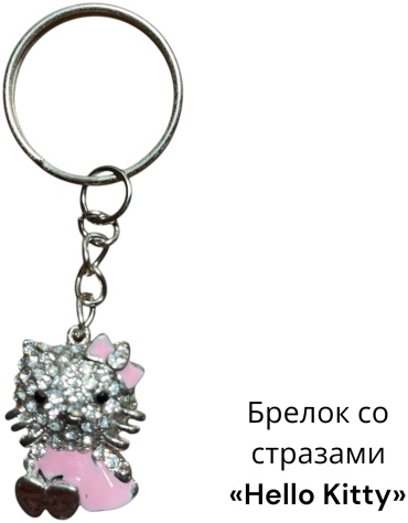 Брелок SNS металл, акрил 1 шт