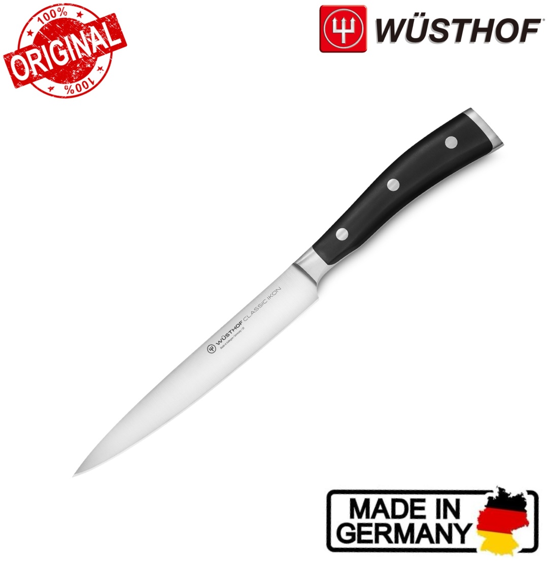 Для нарезки WUSTHOF Classic Ikon Utility 15 см, лезвие: углеродистая сталь 1 шт