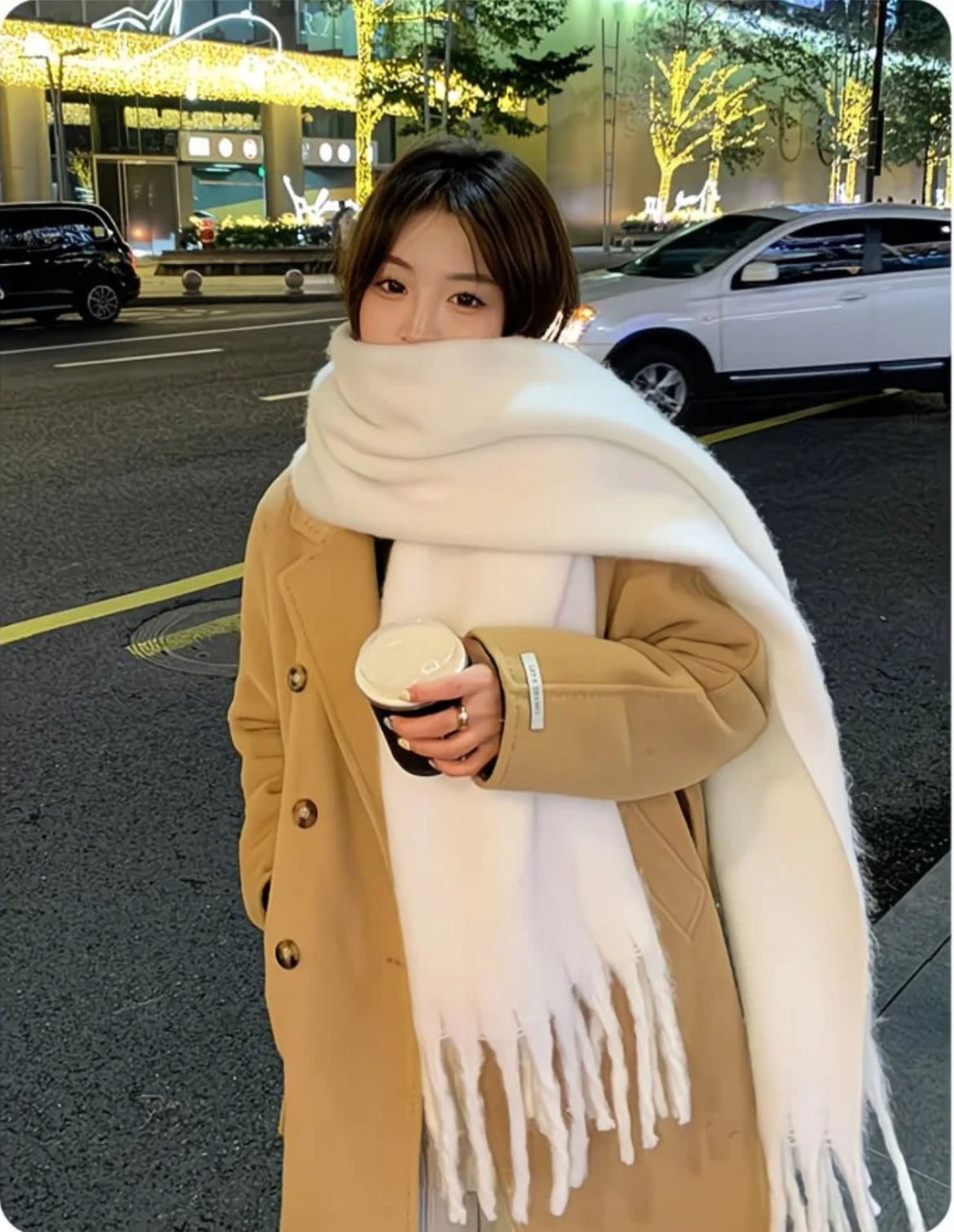 Шарф CASHMA SCARF шерсть, полиэстер 200 x 36 см