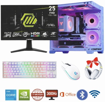 Compway i5-14400F / RTX 5060 / 16 Гб / SSD 500 Гб / Win 11 Pro
