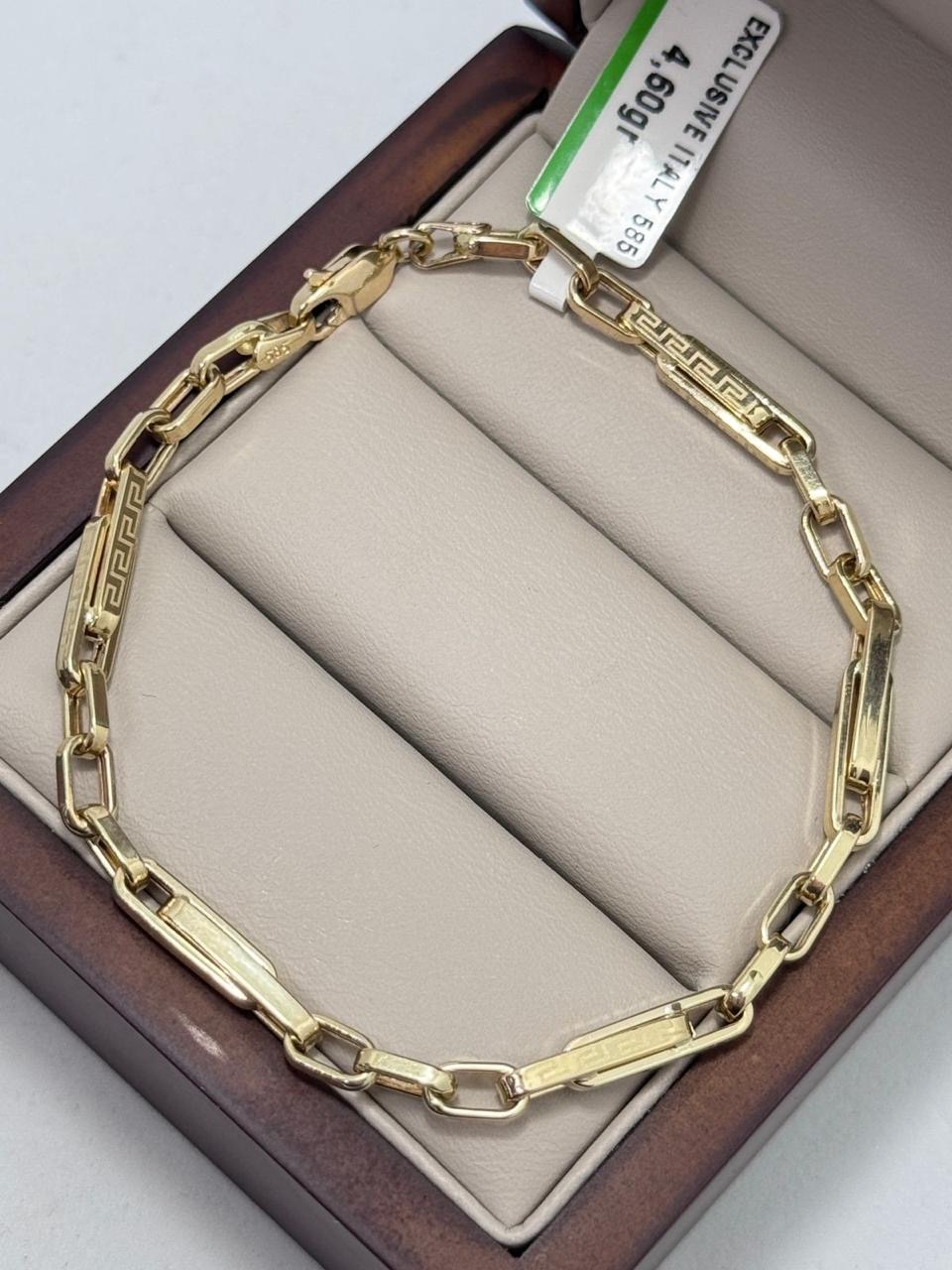 DARI GOLD 368643 длина 18 см, вес 4.59 г золото, плетение отсутствует