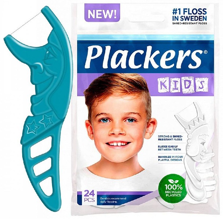 Plackers Зубная нить с держателем флоссер 0.2 м