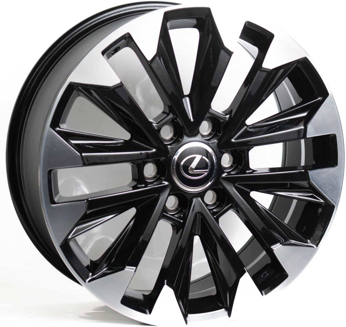 Kipardo H3123F 8x20/6x139.7 D95.1 ET55 4 диска черный, серебристый