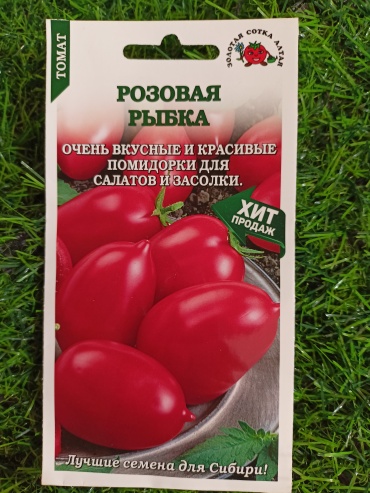 Золотая сотка Алтая томат Розовая рыбка