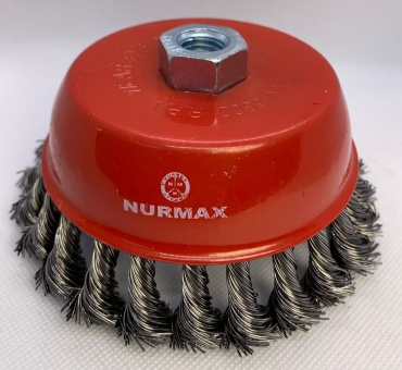 Nurmax шлифовальная щетка 0176-4 150 мм, 1 шт