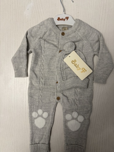 Комбинезон Baby F серый