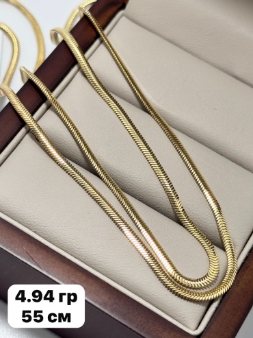 Italian Gold Art gold длина 55 см, вес 4.94 г золото, плетение панцирное