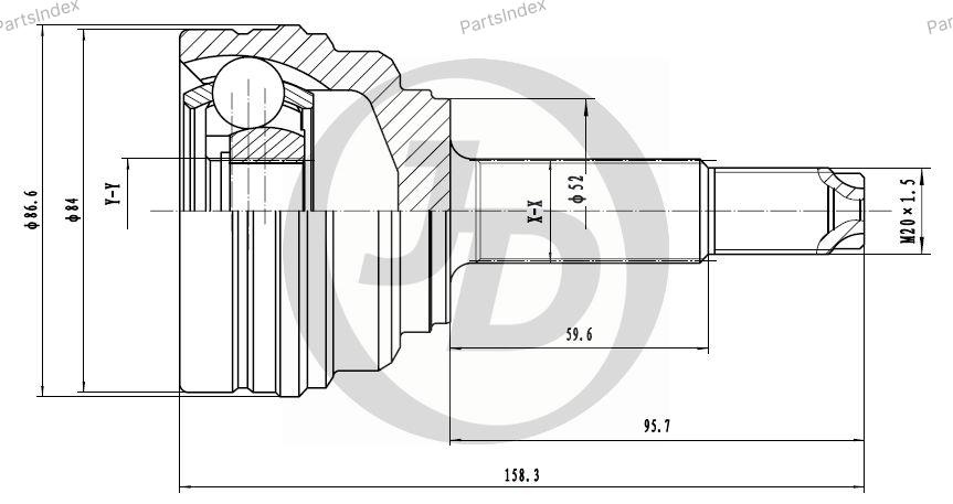 JD ШРУС JCT0145