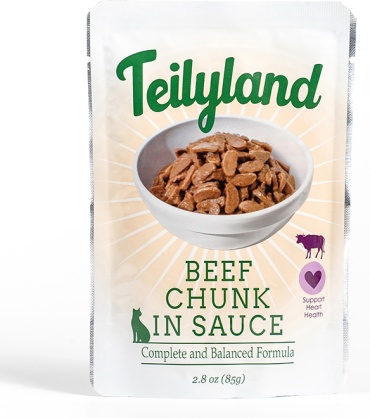 Pettric Teilyland кусочки в соусе говядина 85 г 1 шт