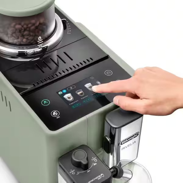 Кофемашина Delonghi Rivelia EXAM441.55.GR зеленый — фото 3