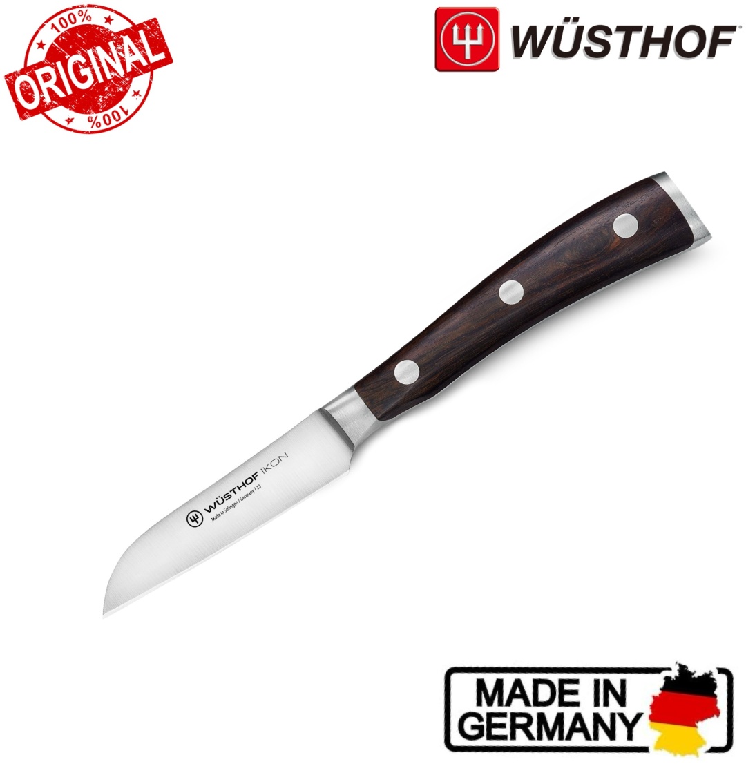Для чистки WUSTHOF Ikon Blackwood 7.6 см, лезвие: углеродистая сталь 1 шт