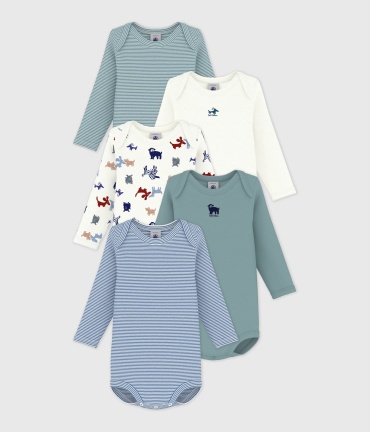 Набор боди Petit Bateau мультиколор