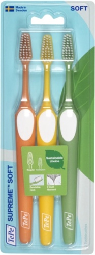 TePe TePe Supreme Soft зубная щетка мягкая 3 шт