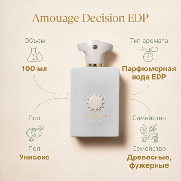 Amouage Decision парфюмерная вода EDP 100 мл, унисекс