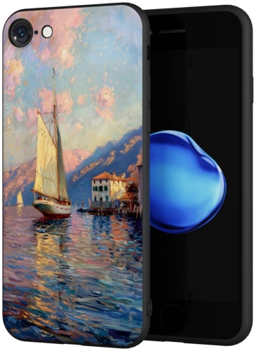 Чехол Mcover для Apple iPhone 7, iPhone 8, iPhone SE рисунок
