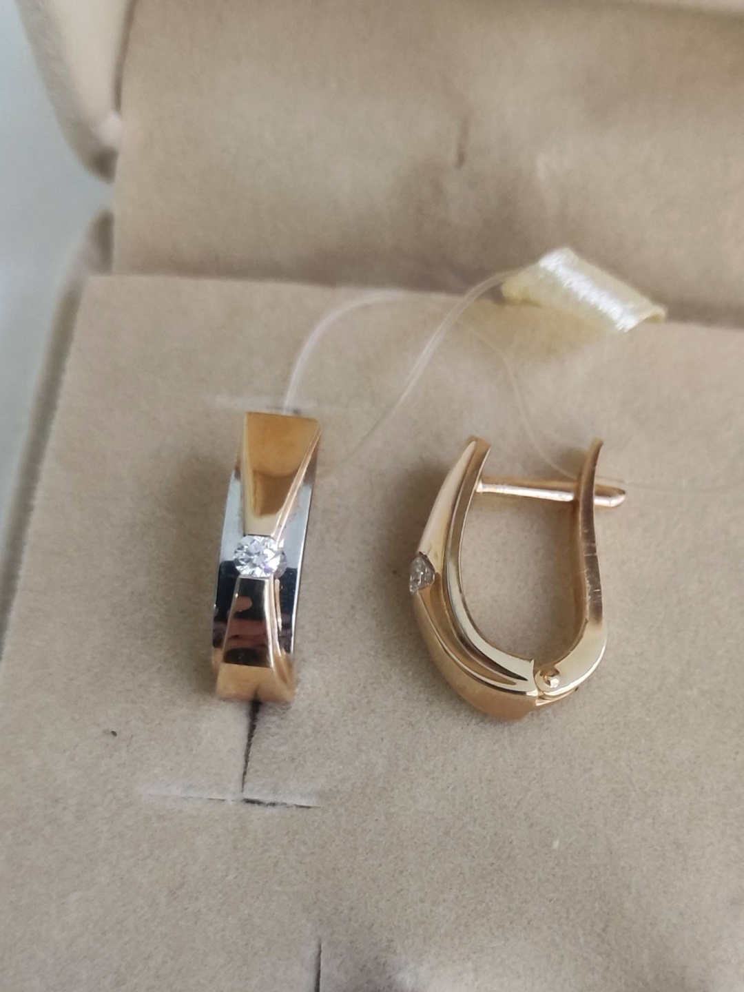 Серьги Brilliant Style 3365-210 вес 4.22 г золото, бриллиант